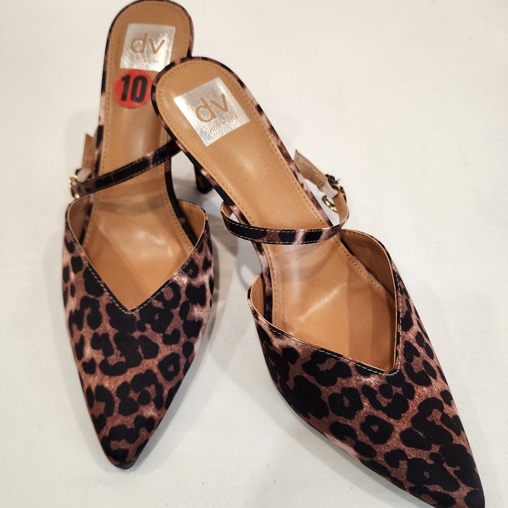 DV by Dolce Vita Size 10 Elodey Leopard Stiletto Size 10 New Without Box